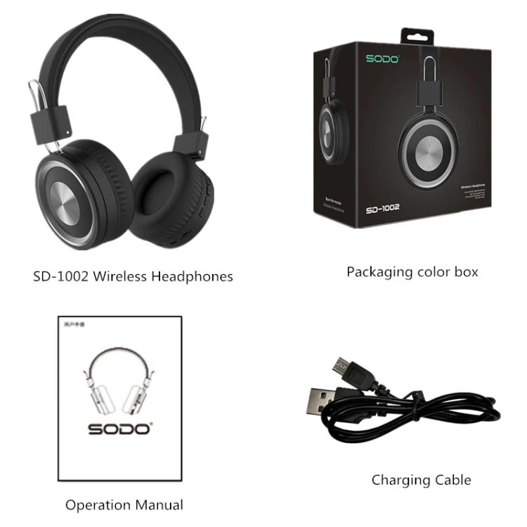 هدفون بی سیم سودو مدل SD-1002