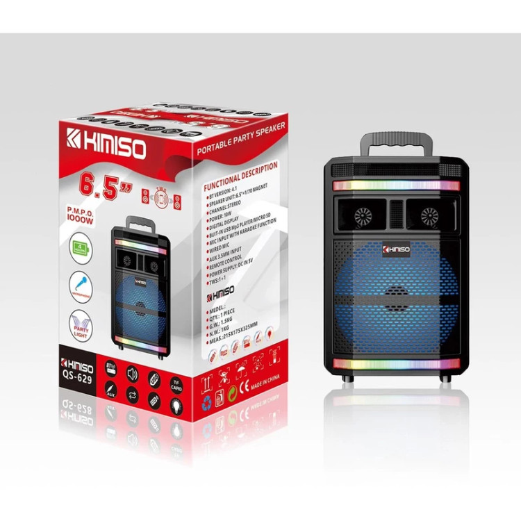 اسپیکر بلوتوثی قابل حمل کیمیسو مدل QS-629
