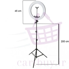 رینگ لایت اچ کیو سایز 18 اینچ مدل HQ 18N ا Ring Light HQ 18N