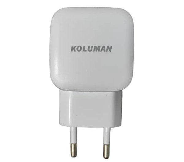 شارژر دیواری کلومن مدل KC-H705 به همراه کابل تبدیل USB -C