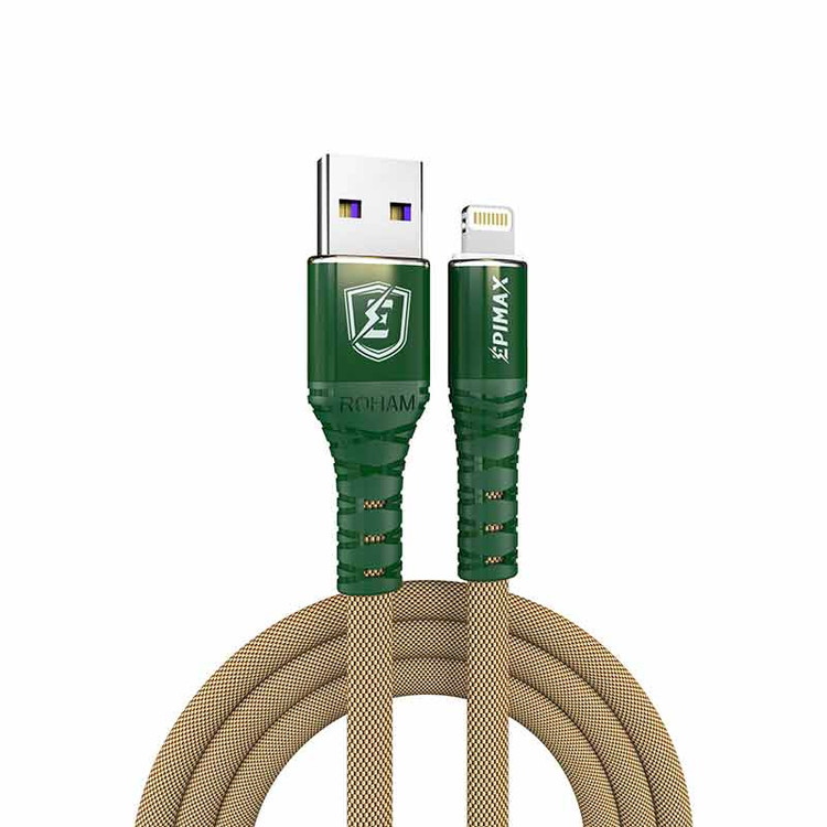 کابل شارژ آیفون EPIMAX EC-03 FLAT
