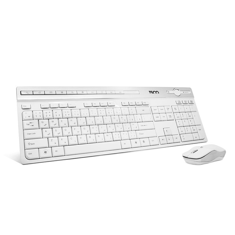 کیبورد بی سیم تسکو مدل TKM7106W همراه با موس بیسیم