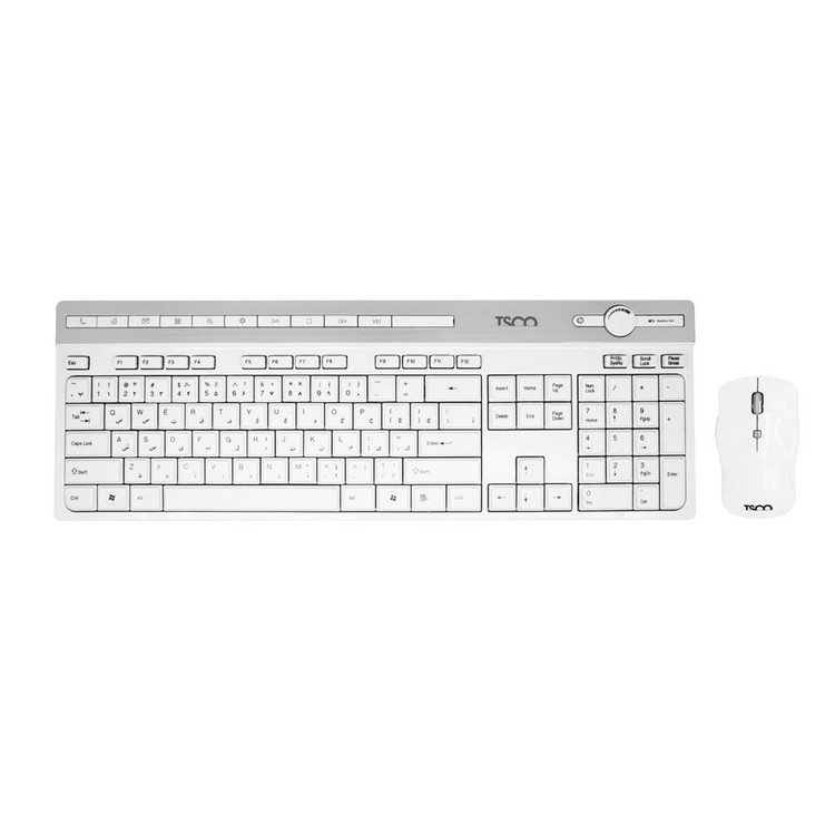 کیبورد بی سیم تسکو مدل TKM7106W همراه با موس بیسیم
