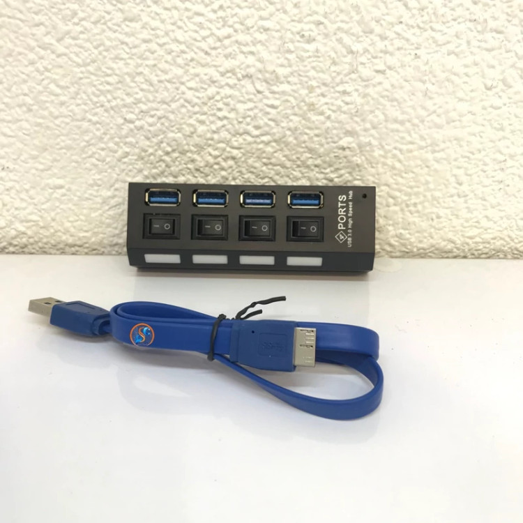 هاب 4 پورت USB 3.0 پورتز مدل HI-SPEED