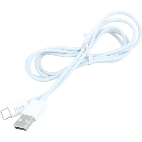 کابل فست شارژ USB به Type-C بیوا (Biva) مدل C-10T طول 1.2 متر، 3 آمپر