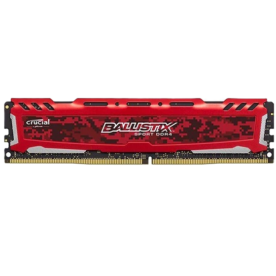 رم کروشیال مدل Ballistix Sport LT Red 4GB DDR4 2400MHZ